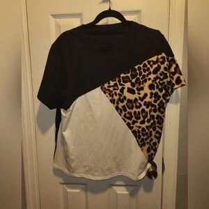 Shein curve short sleeve top